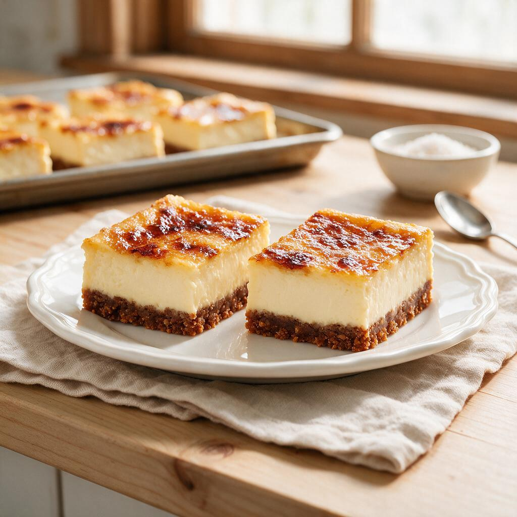 Vanilla Cream Brulee Tart