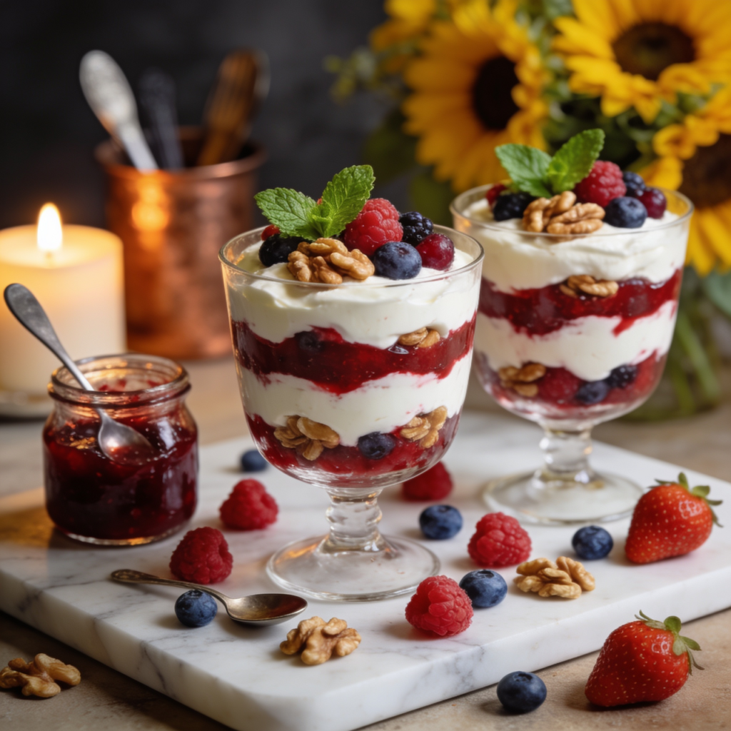 Cheesy Berry Verrine
